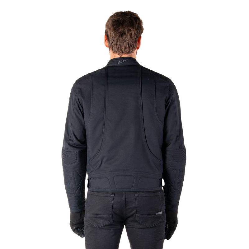 Bunda na motorku Alpinestars Clayton Water Resistant čierno-čierna