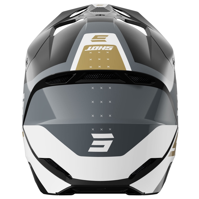 Motokrosová prilba Shot Furious League zlato-čierna