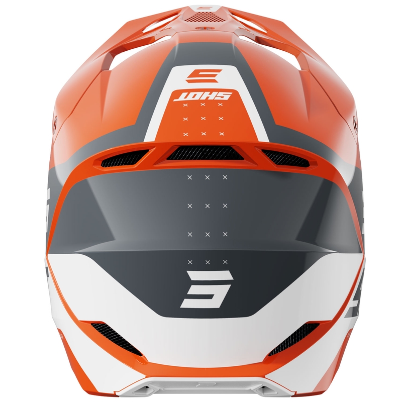 Motokrosová prilba Shot Furious League oranžovo-sivá