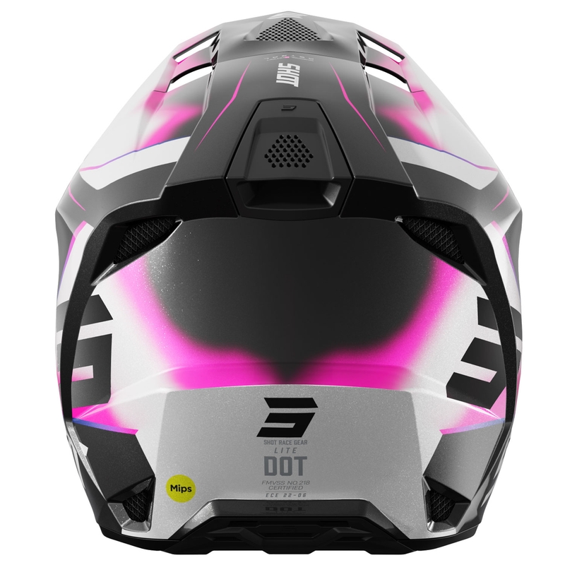 Motokrosová prilba Shot Lite Astral modro-ružová