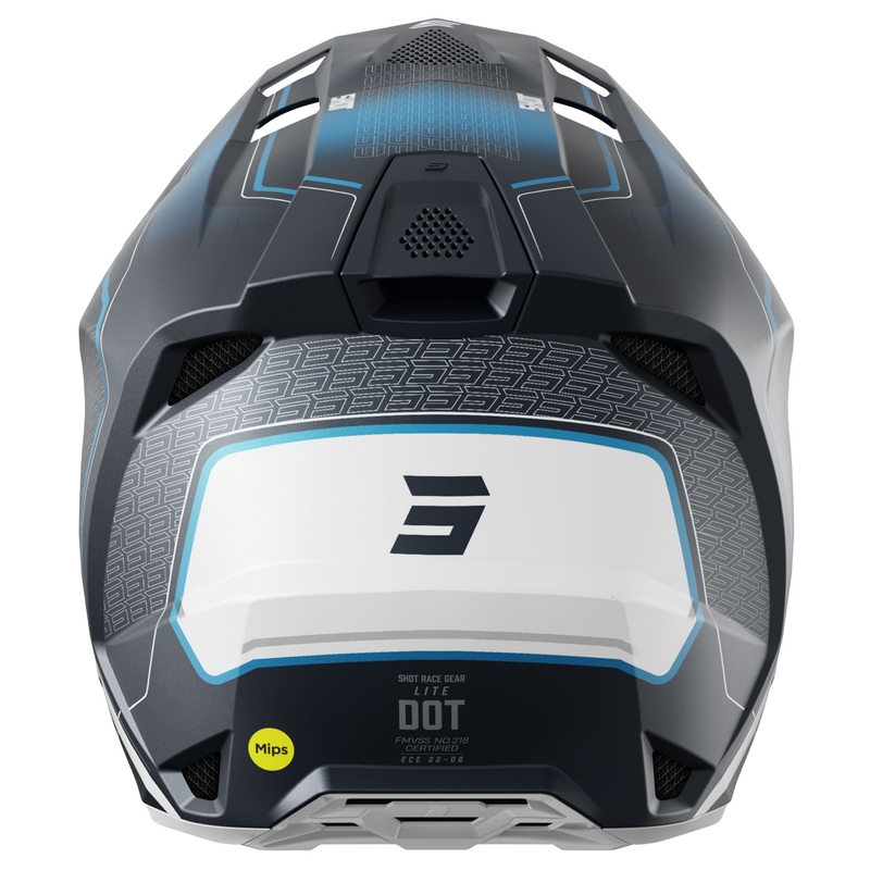 Motokrosová prilba Shot Lite Challenger matná modrá