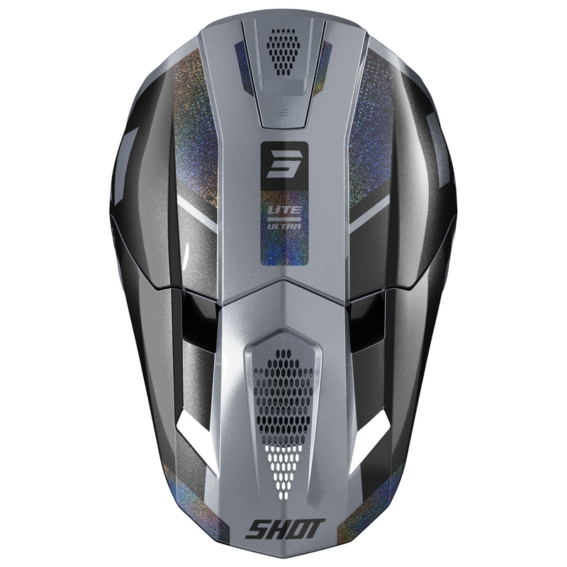 Motokrosová prilba Shot Lite Ultra matná holografická