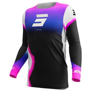 Motokrosový dres Shot Aerolite Astral modro-ružový