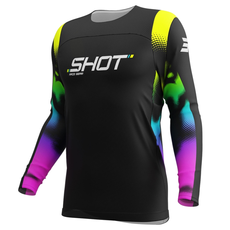 Motokrosový dres Shot Contact Nitro čierny