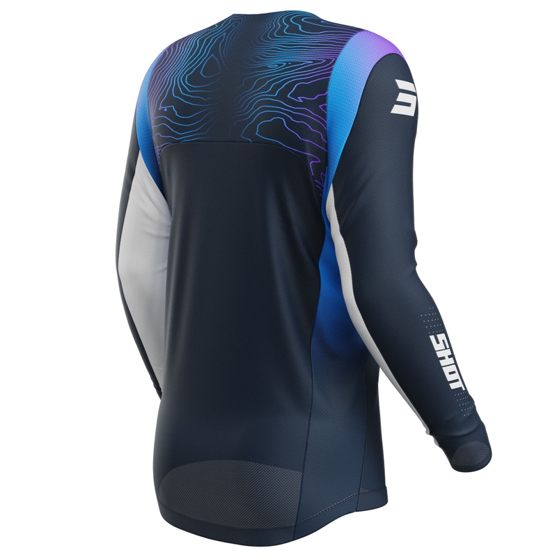 Motokrosový dres Shot Contact Apex modrý