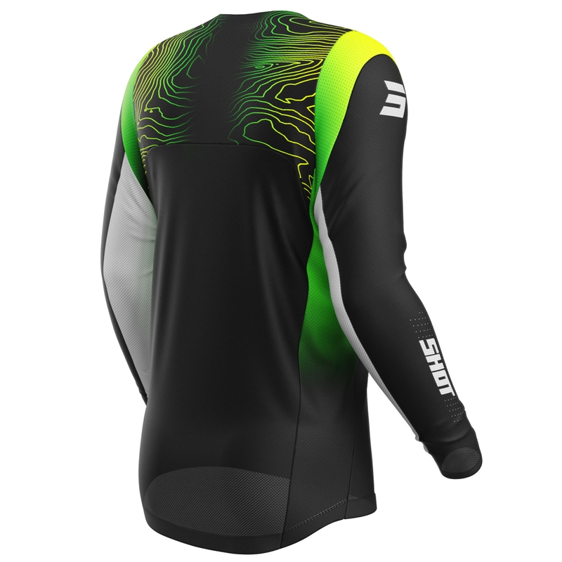 Motokrosový dres Shot Contact Apex fluo žltý