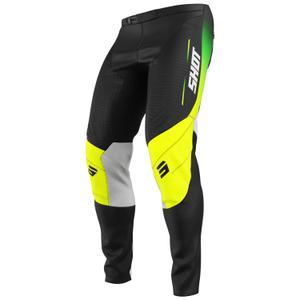 Motokrosové nohavice Shot Contact Apex fluo žlté
