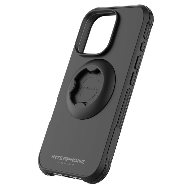 Ochranný kryt Interphone QUIKLOX Tetraforce pre Apple iPhone 16 Pre čierny