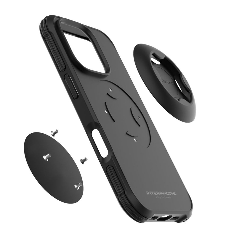 Ochranný kryt Interphone QUIKLOX Tetraforce pre Apple iPhone 16 Pro Max čierny