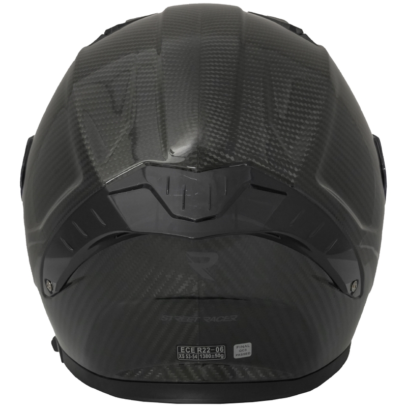 Integrálna helma na motorku Street Racer Titan Carbon čierna