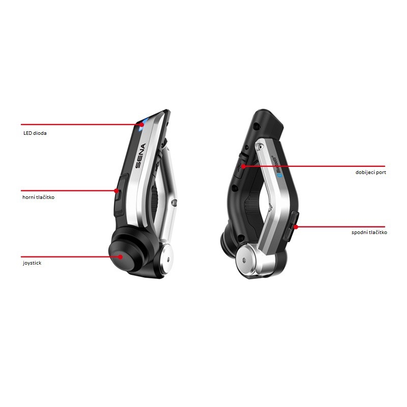 Diaľkové ovládanie na riadidlá pre Bluetooth Intercomy SENA 20S/ 10U/ 10S/ 10R/ 10C