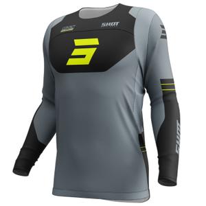 Motokrosový dres Shot Contact Shield fluo žltý