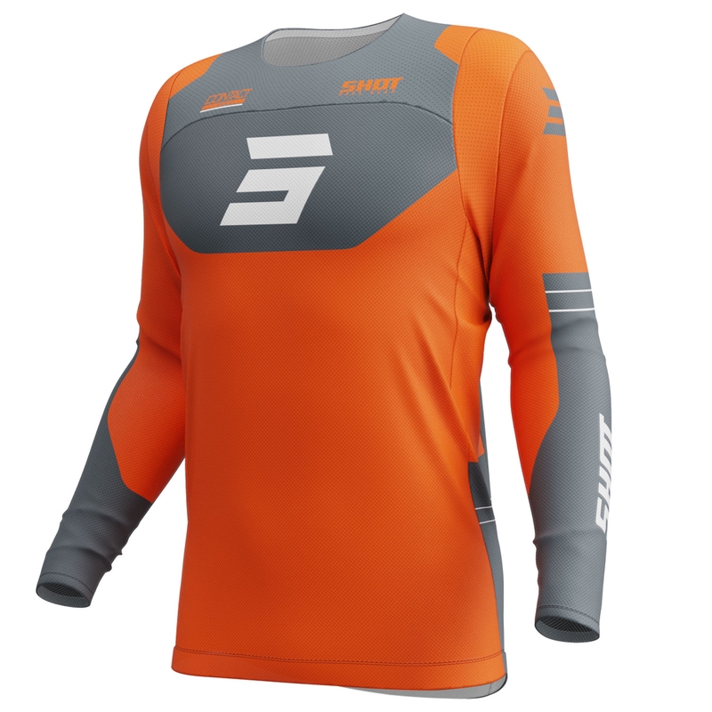 Motokrosový dres Shot Contact Shield oranžový