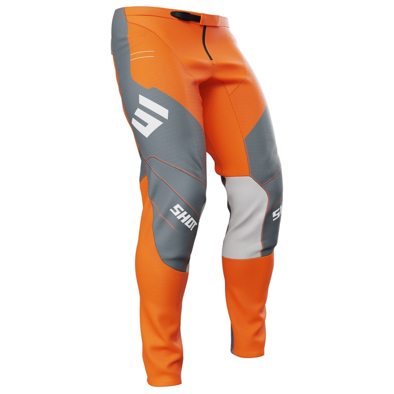 Motokrosové nohavice Shot Contact Shield oranžové