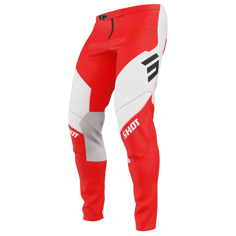 Motokrosové nohavice Shot Contact Shield červené