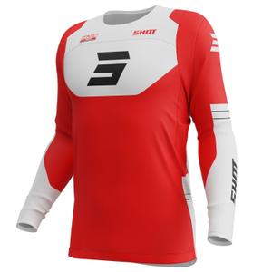 Motokrosový dres Shot Contact Shield červený