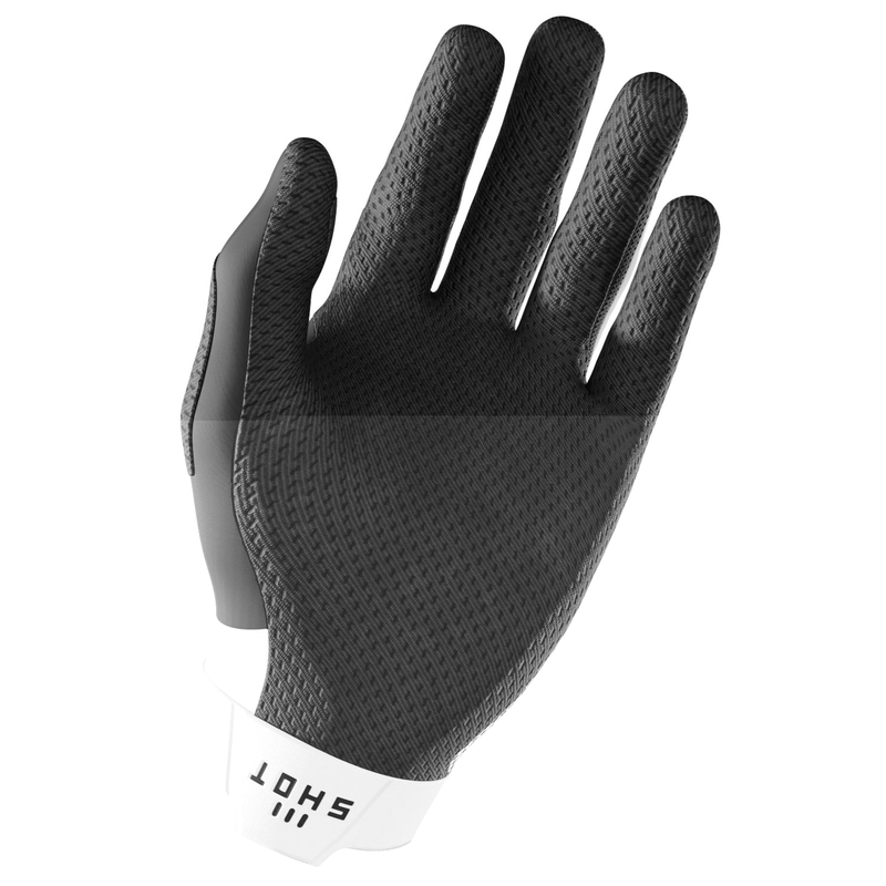 Motokrosové rukavice Shot Lite Pre biele