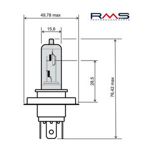 Lamp RMS 246510180 HS1 12V 35/35W