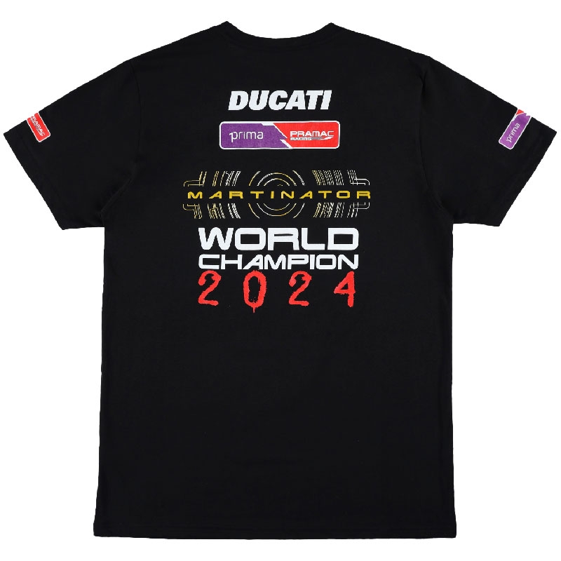 Tričko Ducatti Jorge Martin World Champ čierne