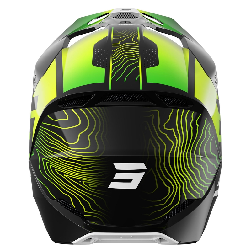Detská motokrosová prilba Shot Furious Apex fluorescenčno žltá