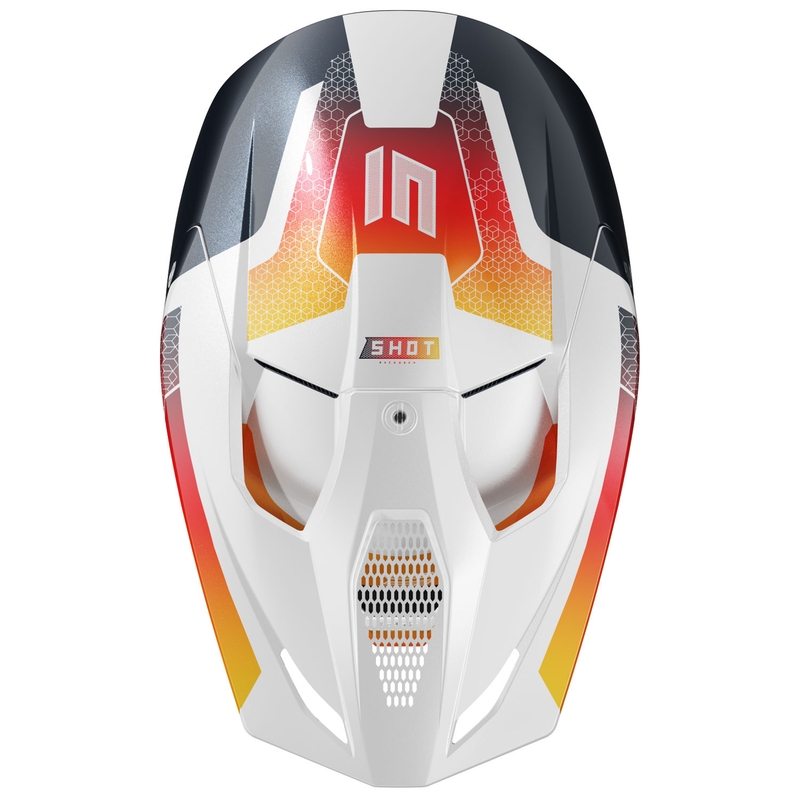 Detská motokrosová prilba Shot Furious Phaser modro-červená