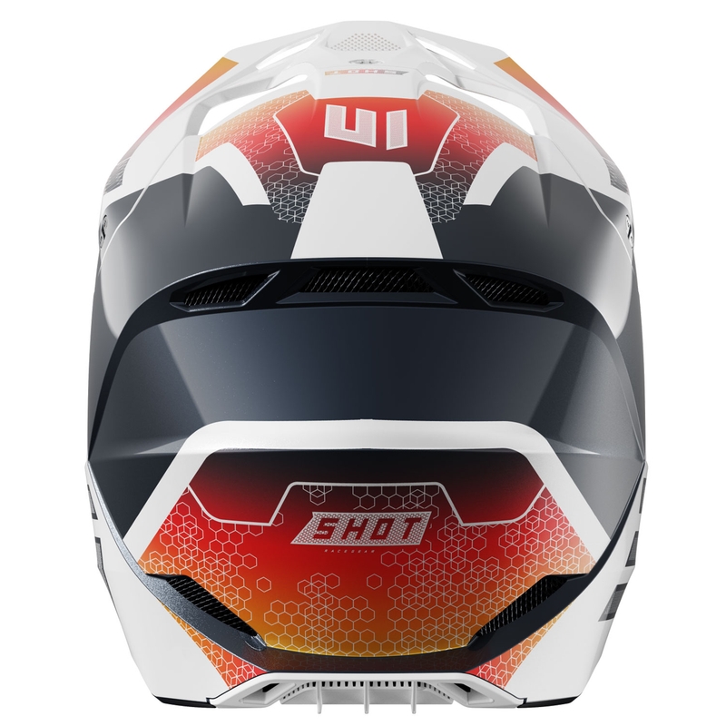 Detská motokrosová prilba Shot Furious Phaser modro-červená