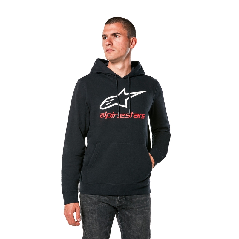 Mikina Alpinestars Always 2.0 čierno-bielo-červená