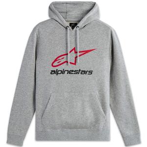 Mikina Alpinestars Always 2.0 šedo-červeno-čierna