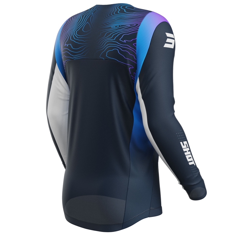 Detský motokrosový dres Shot Contact Apex modrý