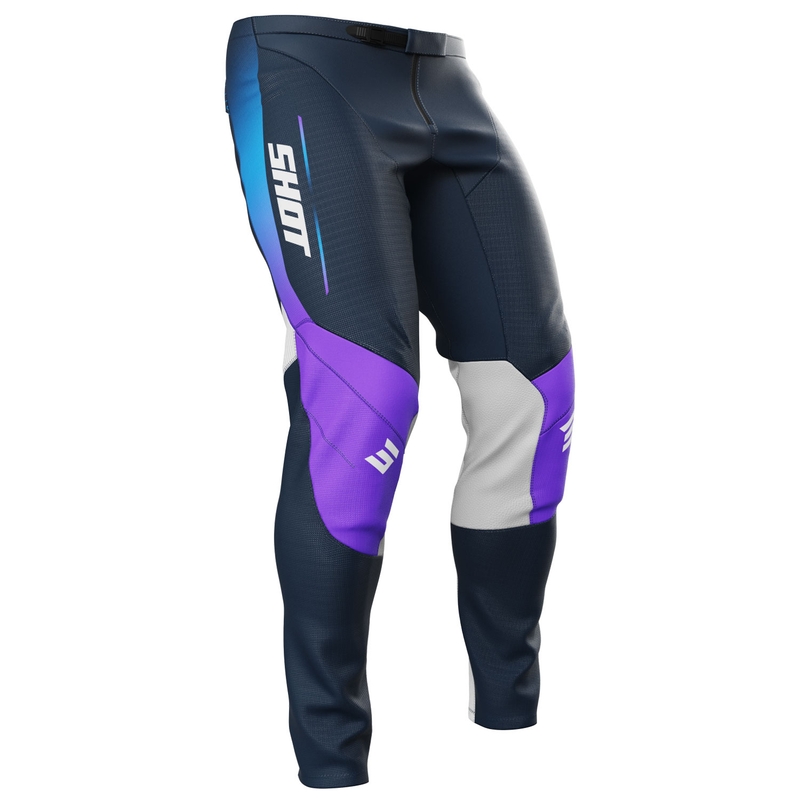 Detské motokrosové nohavice Shot Contact Apex modré