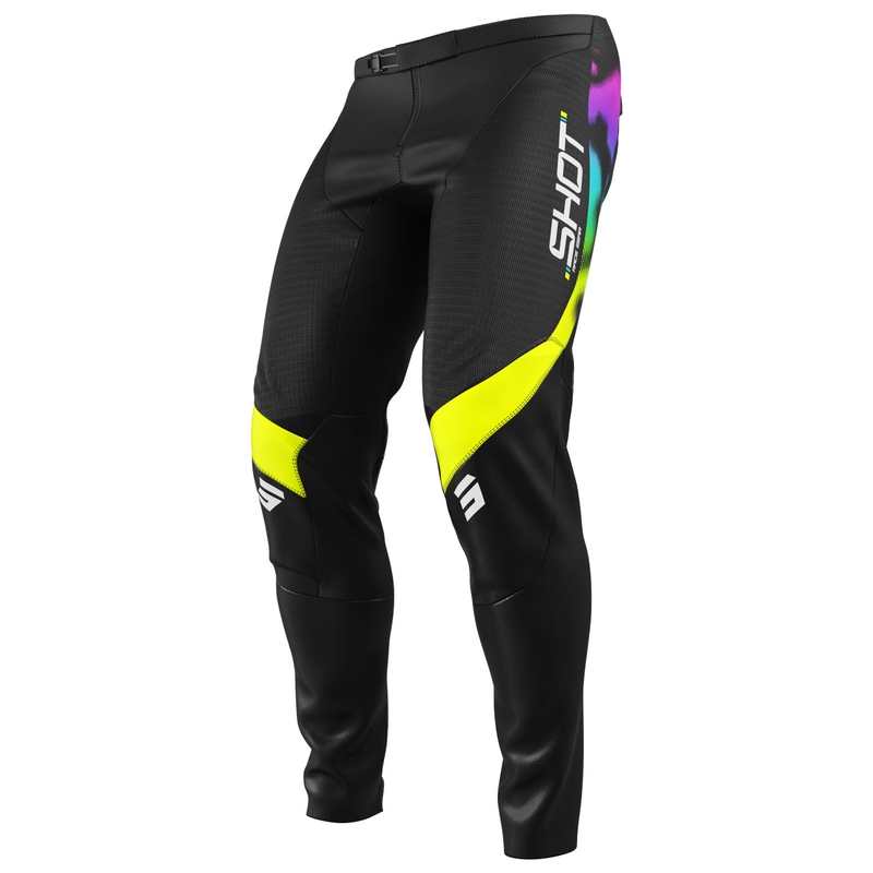 Detské motokrosové nohavice Shot Contact Nitro čierne