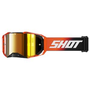 Motokrosové okuliare Shot Lite Solid oranžové s oranžovým irídiovým plexi