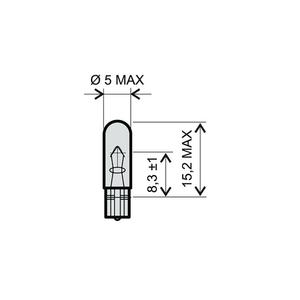 Lamp RMS 246510241 T5 12V 1,2W