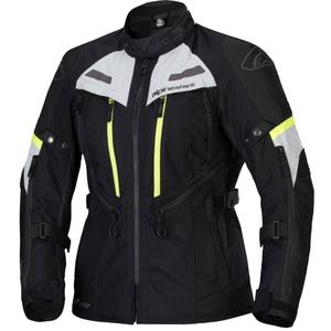 Dámska bunda na motorku Alpinestars Stella Bogota PRO Drystar čierno-šedo-fluo žltá