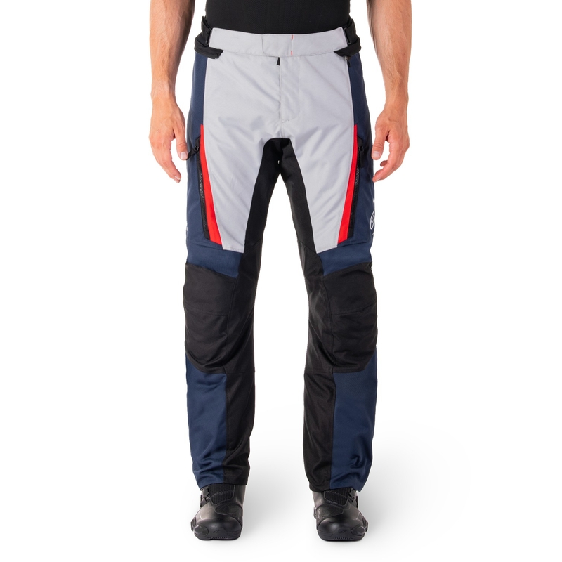 Nohavice na motorku Alpinestars ST-1 Waterproof modro-čierno-červené