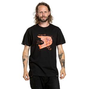 Tričko Meatfly Fullface čierne