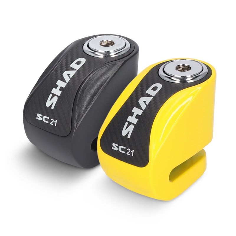 Zámok na kotúč SHAD SC21 žltá pin 6mm