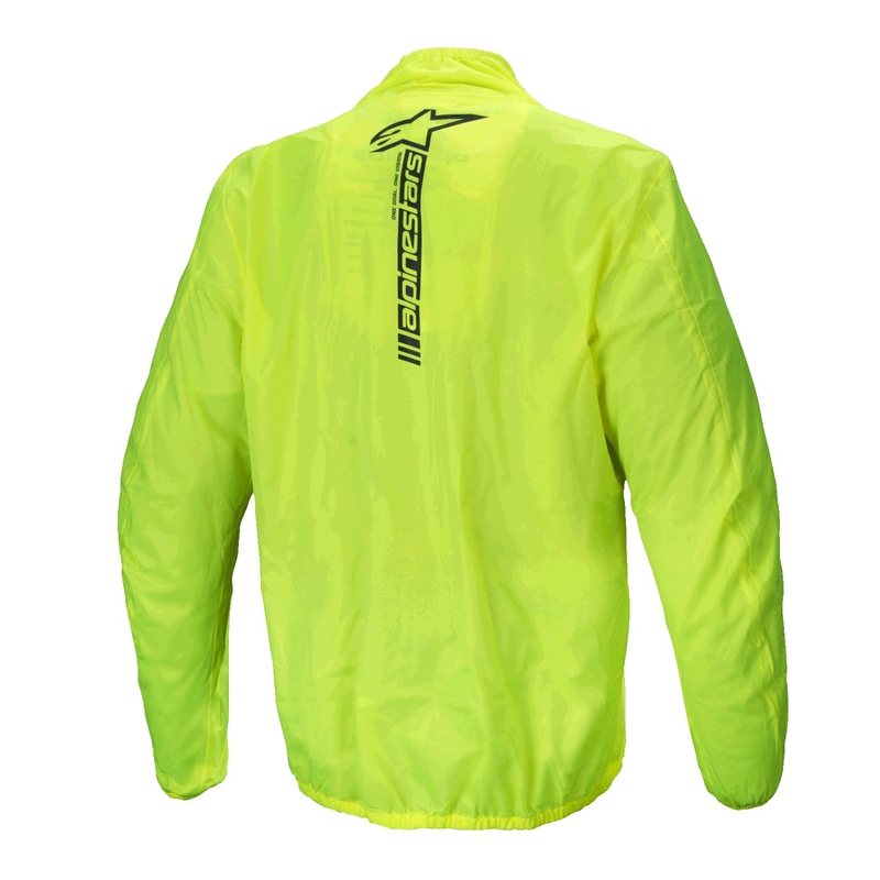 Nepremokavá bunda Alpinestars Hurricane Rain 2 fluo žltá