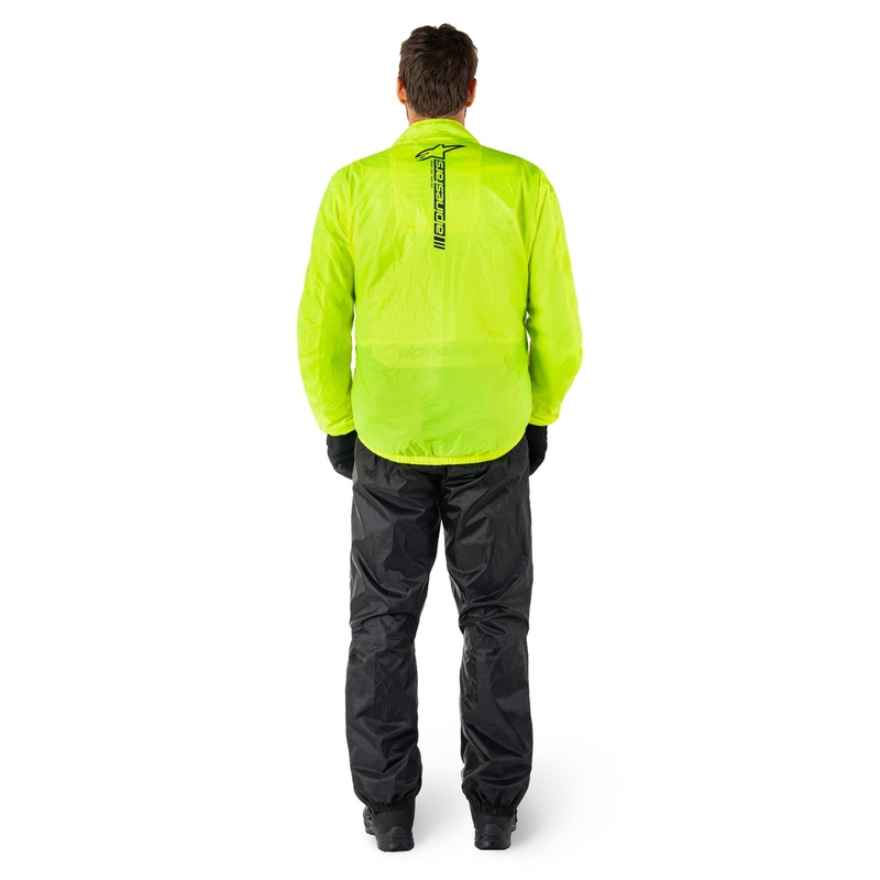 Nepremokavá bunda Alpinestars Hurricane Rain 2 fluo žltá