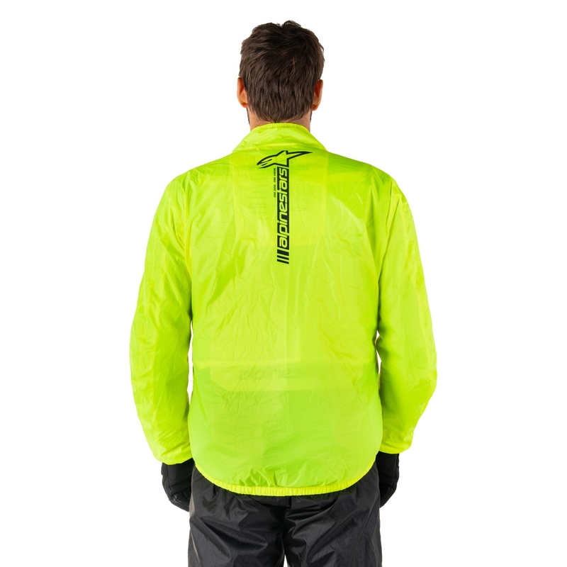 Nepremokavá bunda Alpinestars Hurricane Rain 2 fluo žltá