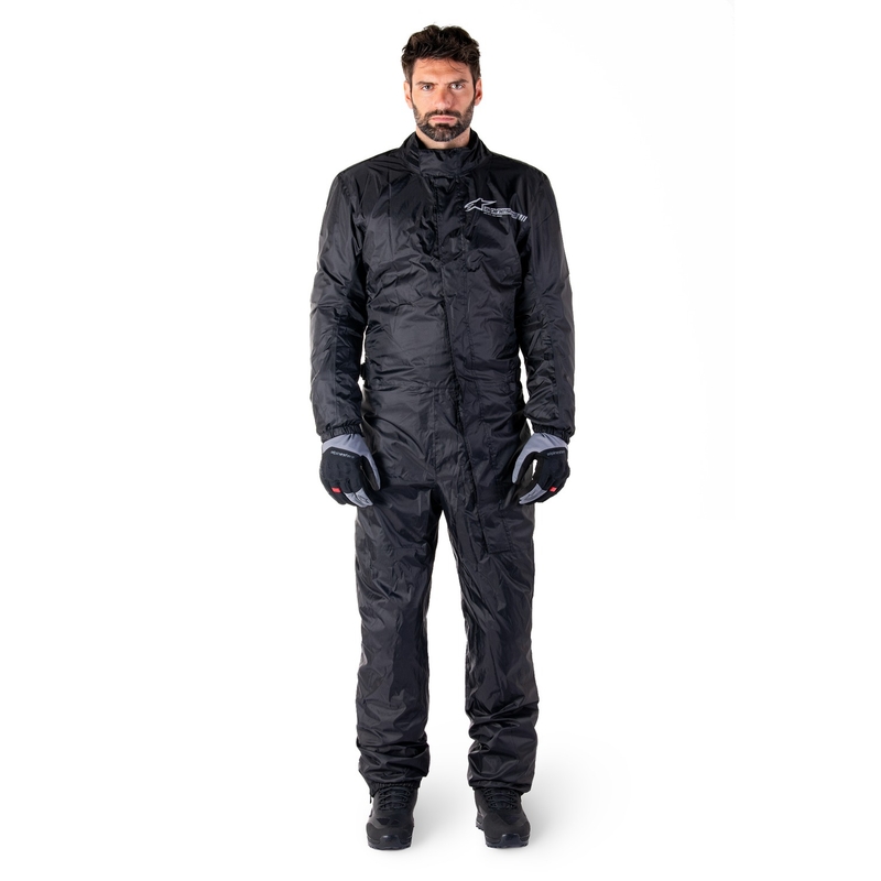 Nepremokavá kombinéza Alpinestars Hurricane Rain 2 čierna