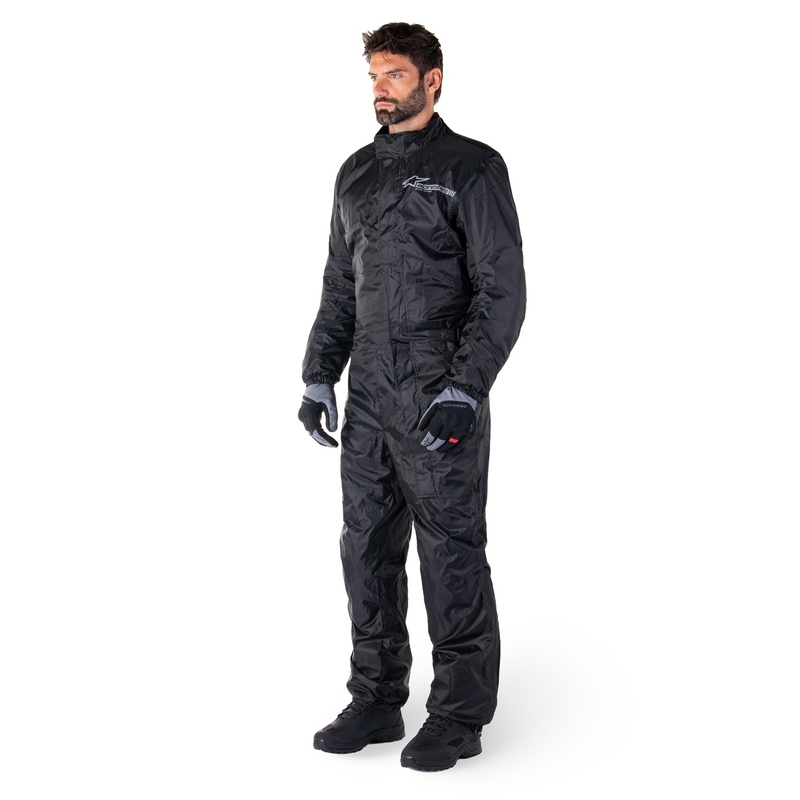 Nepremokavá kombinéza Alpinestars Hurricane Rain 2 čierna