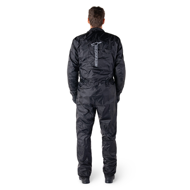 Nepremokavá kombinéza Alpinestars Hurricane Rain 2 čierna