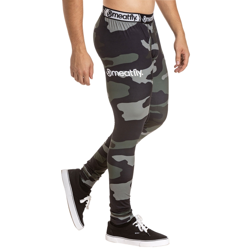 Termo spodky Meatfly Sloan camo olivovo zelené