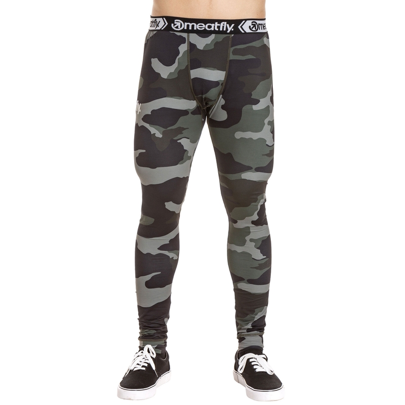 Termo spodky Meatfly Sloan camo olivovo zelené