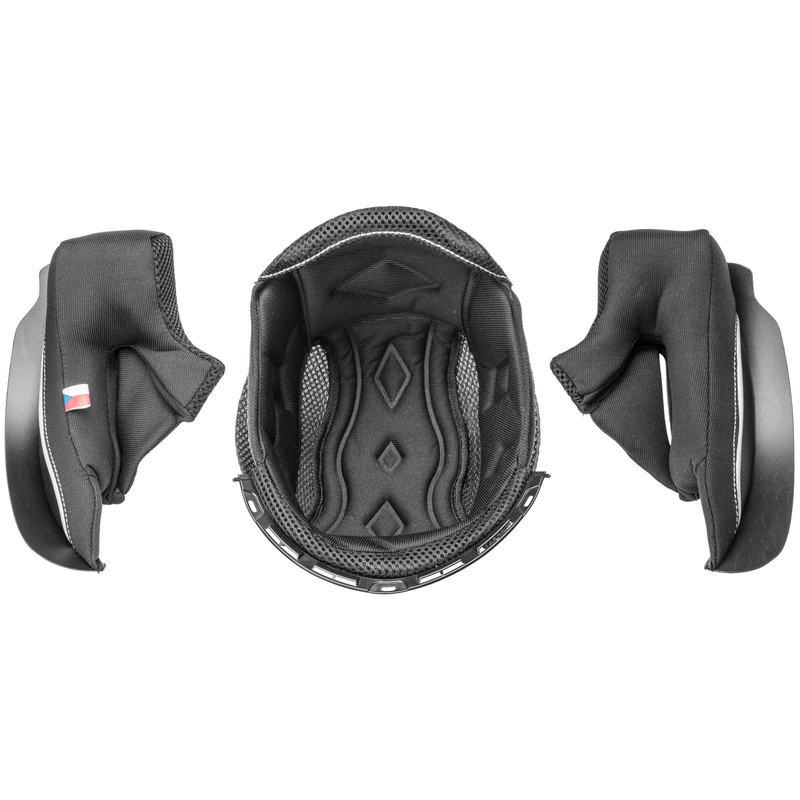 Lícnica a klobúk pre helmy Cassida Integral 3.0 čierne