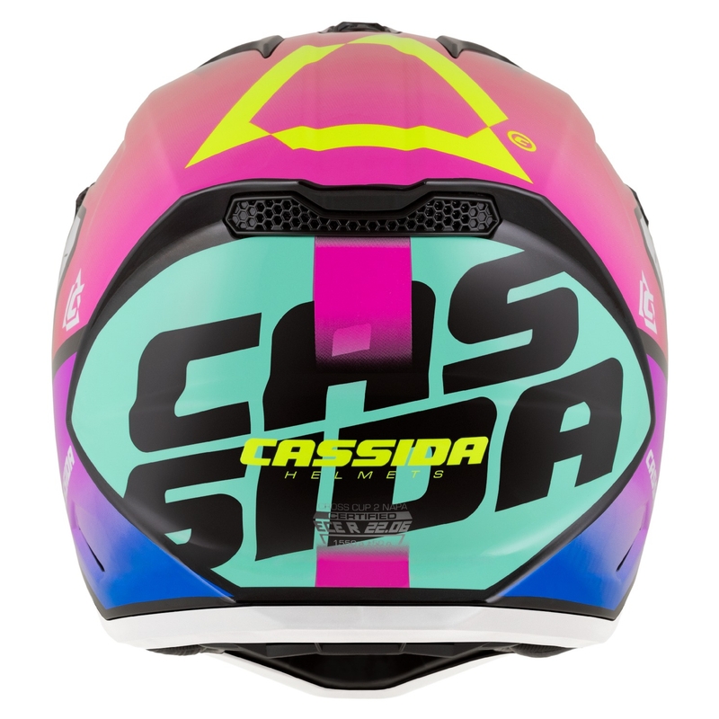 Motokrosová prilba na motorku Cassida Cross Cup 2 Napa perleťová multicolor