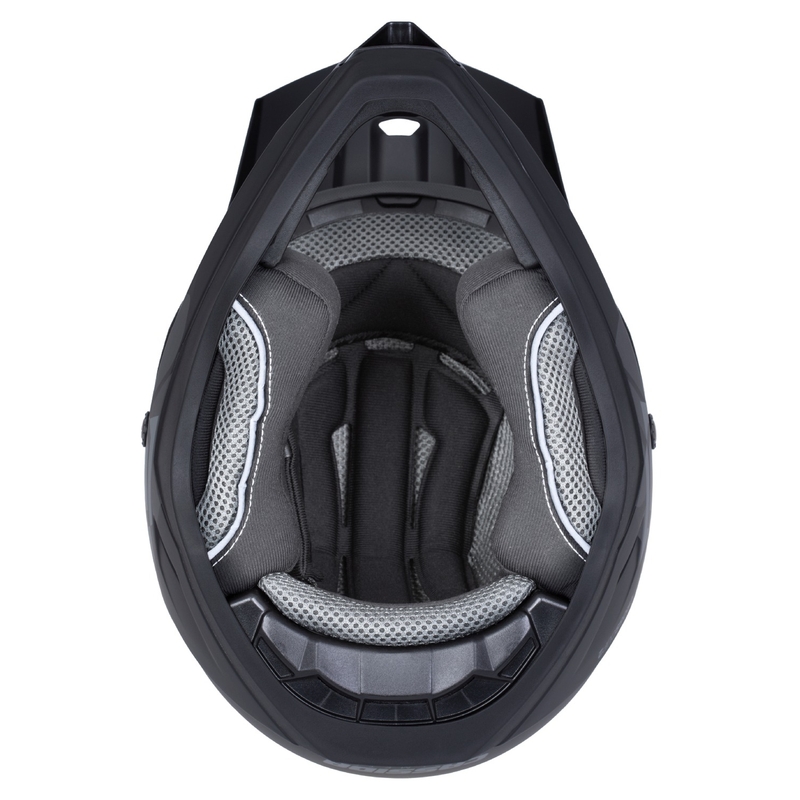 Detská motokrosová prilba na motorku Cassida Cross Cup 2 Napa perleťovo červeno-purpurovo-čierna