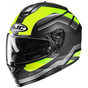 Integrálna helma na motorku HJC C70N Belis MC3HSF fluo žlto-čierna