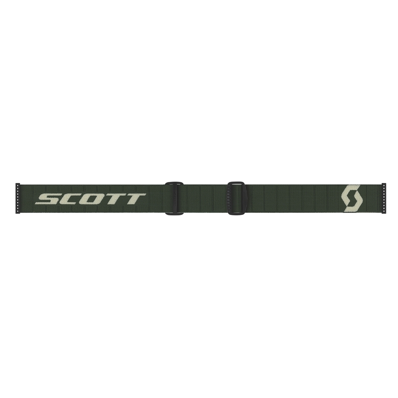 Motokrosové okuliare SCOTT Fury LS khaki so šedým plexi